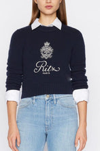 Load image into Gallery viewer, Paris Crop Sweater
