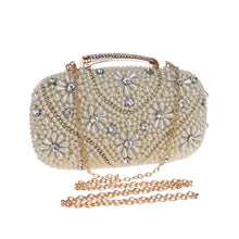 Load image into Gallery viewer, Floral Pearl Clutch
