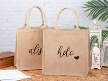 Load image into Gallery viewer, Burlap Tote Bag
