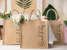 Load image into Gallery viewer, Burlap Tote Bag
