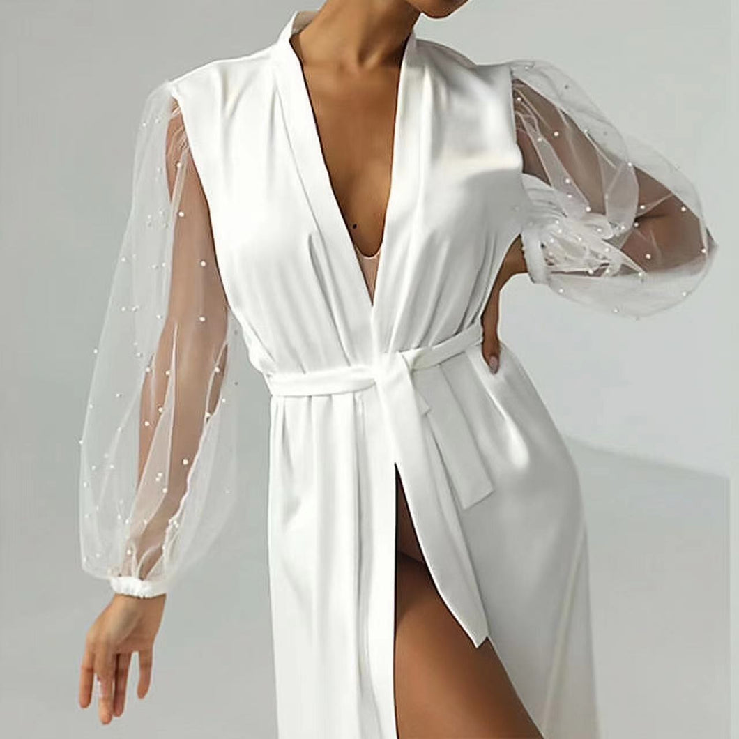 Pearl Robe Gown