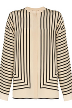 Load image into Gallery viewer, Silk Stripe Blouse
