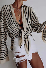 Load image into Gallery viewer, Silk Stripe Blouse

