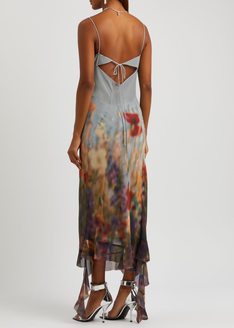 Floral Chiffon Midi - Image 3