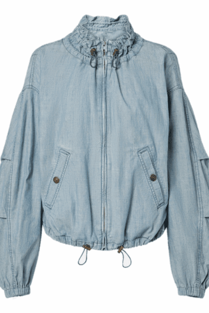 Denim Bomber Jacket